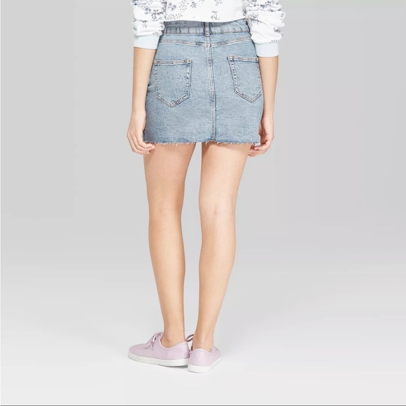 WILD FABLE HIGH RISE DENIM MINI SKIRT!! - Picture 6 of 15